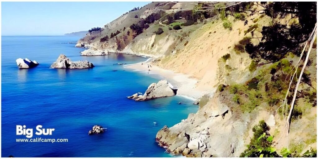 Big sur beach in California