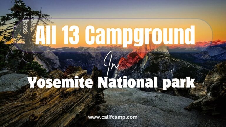 Campgrounds in Yosemite