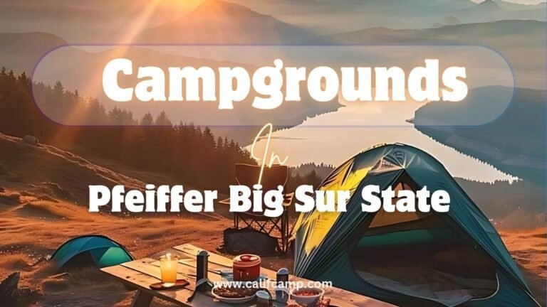 Pfeiffer big sur campground