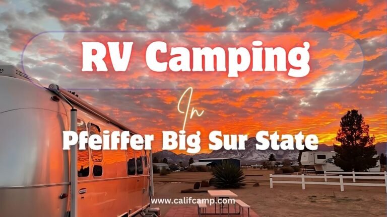 Pfeiffer Big sur RV Camping