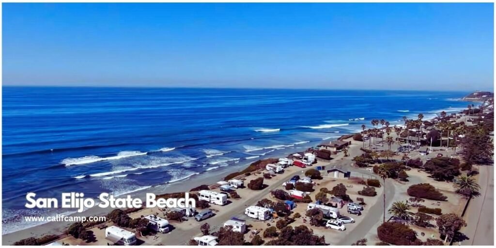San Elijo State Beach, San Diego beach camping in California