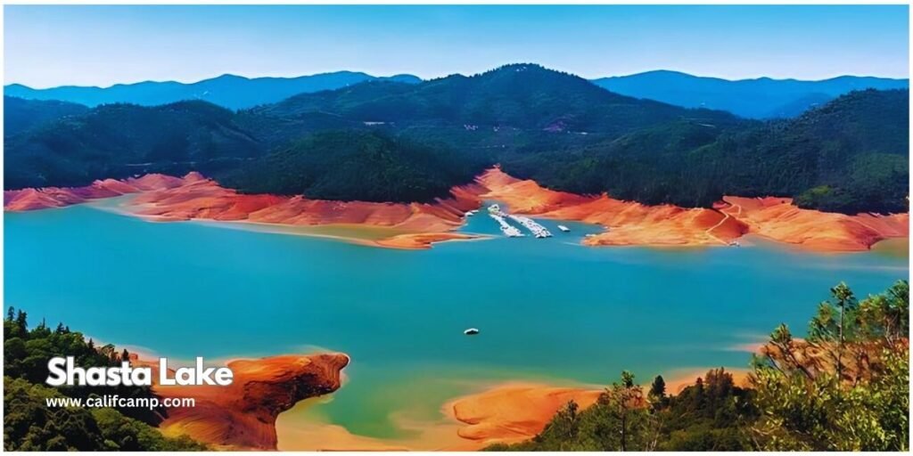 Shasta lake in California