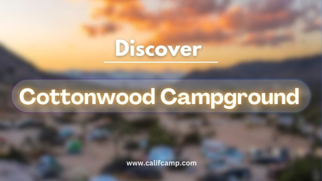 Cottonwood Campground