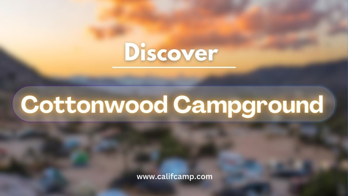 Cottonwood Campground