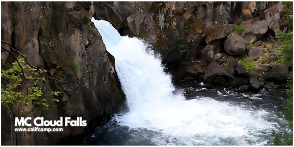 MC Cloud Falls waterfall in California 