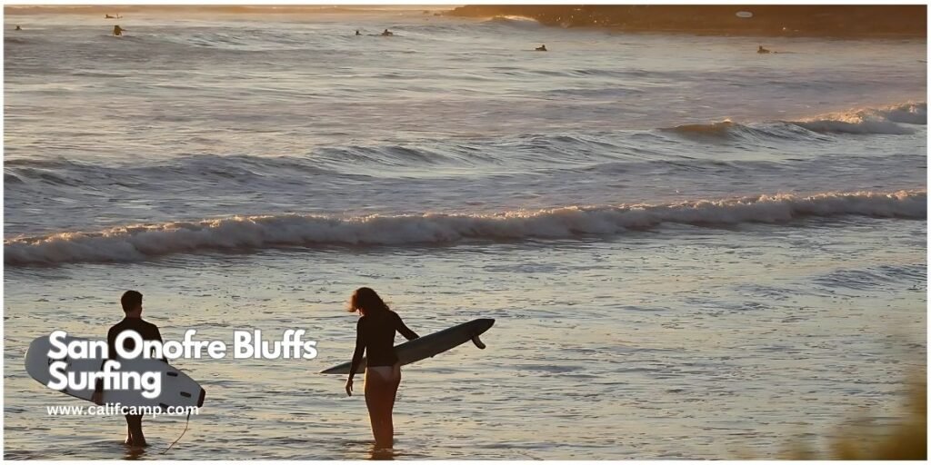 San Onofre Bluffs surfing