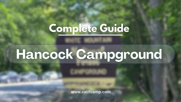 Hancock Campground in New Hampshire